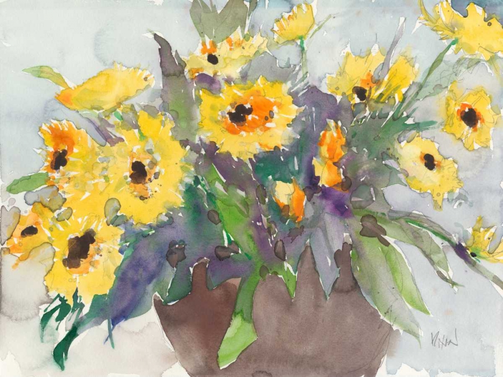 Wall Art Painting id:83740, Name: Something Floral V, Artist: Dixon, Samuel