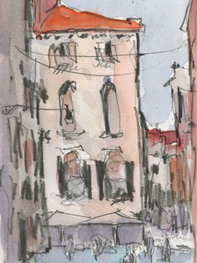 Wall Art Painting id:83756, Name: Venice Watercolors III, Artist: Dixon, Samuel