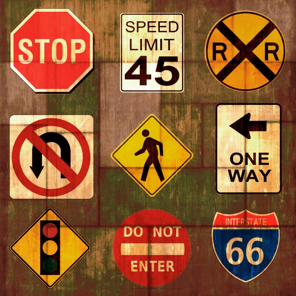 Wall Art Painting id:83781, Name: Garage Sign IV, Artist: Studio W