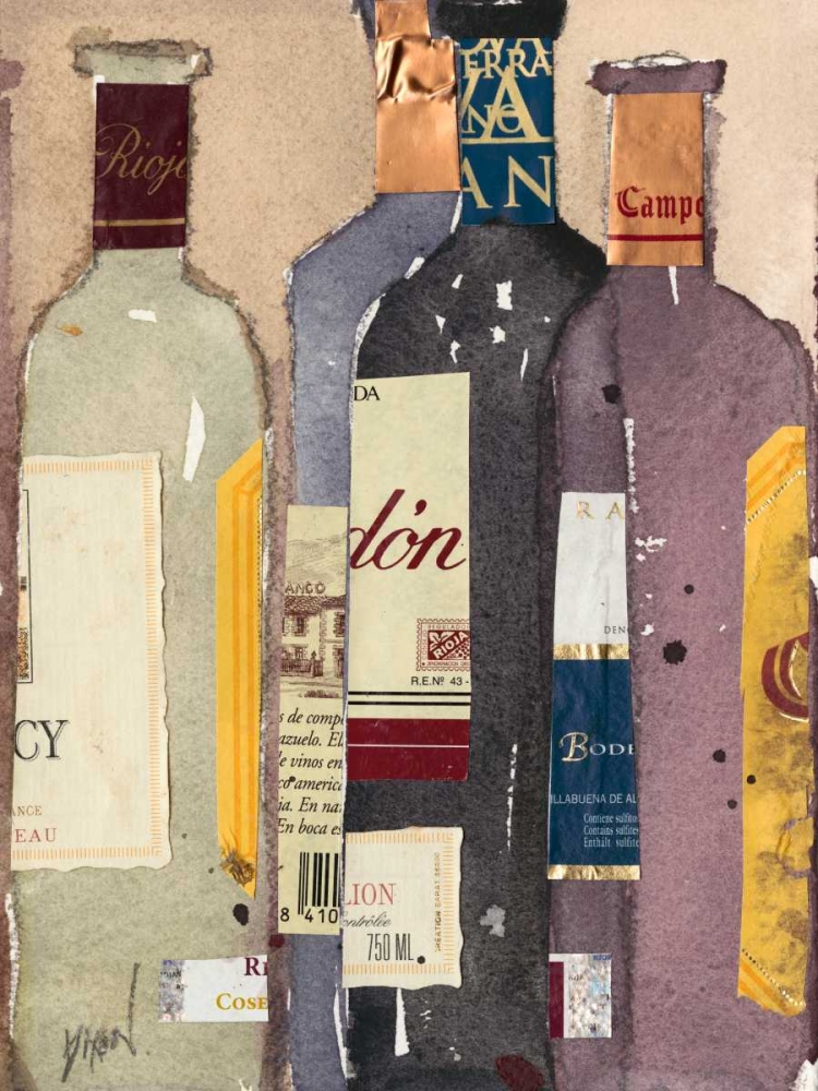 Wall Art Painting id:97885, Name: Red Wine Tasting I, Artist: Dixon, Samuel
