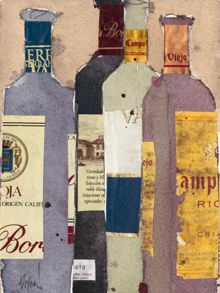 Wall Art Painting id:97887, Name: Red Wine Tasting III, Artist: Dixon, Samuel