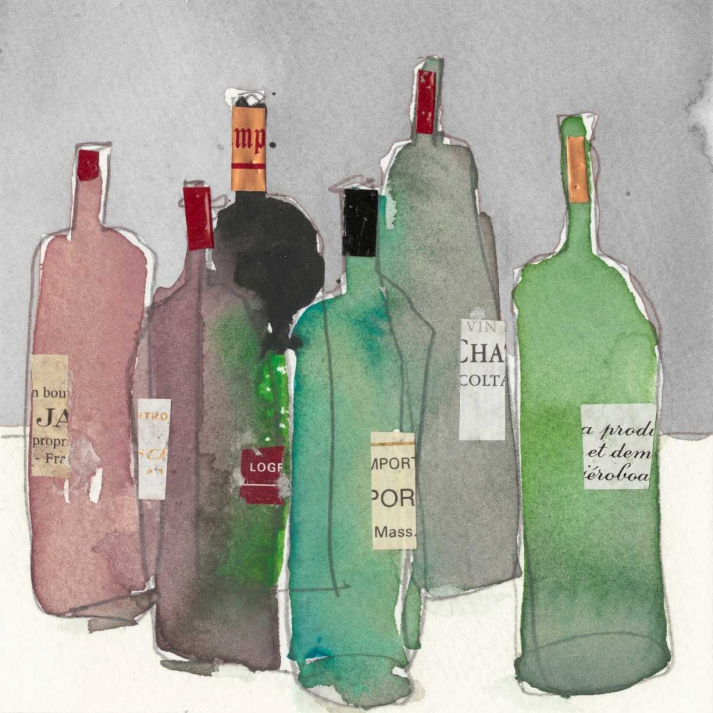 Wall Art Painting id:83872, Name: Wine Party I, Artist: Dixon, Samuel
