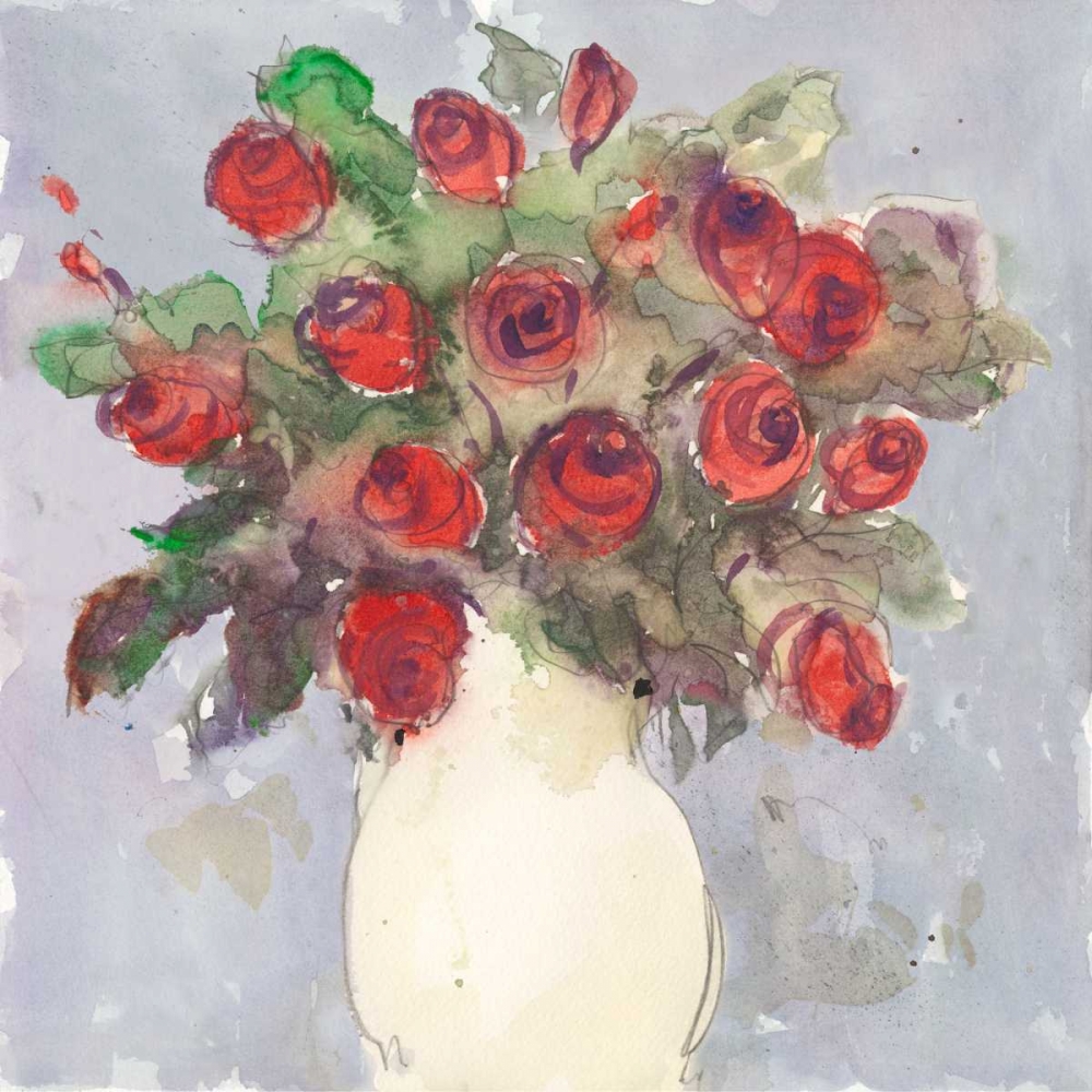 Wall Art Painting id:83886, Name: Watercolor Bouquet I, Artist: Dixon, Samuel