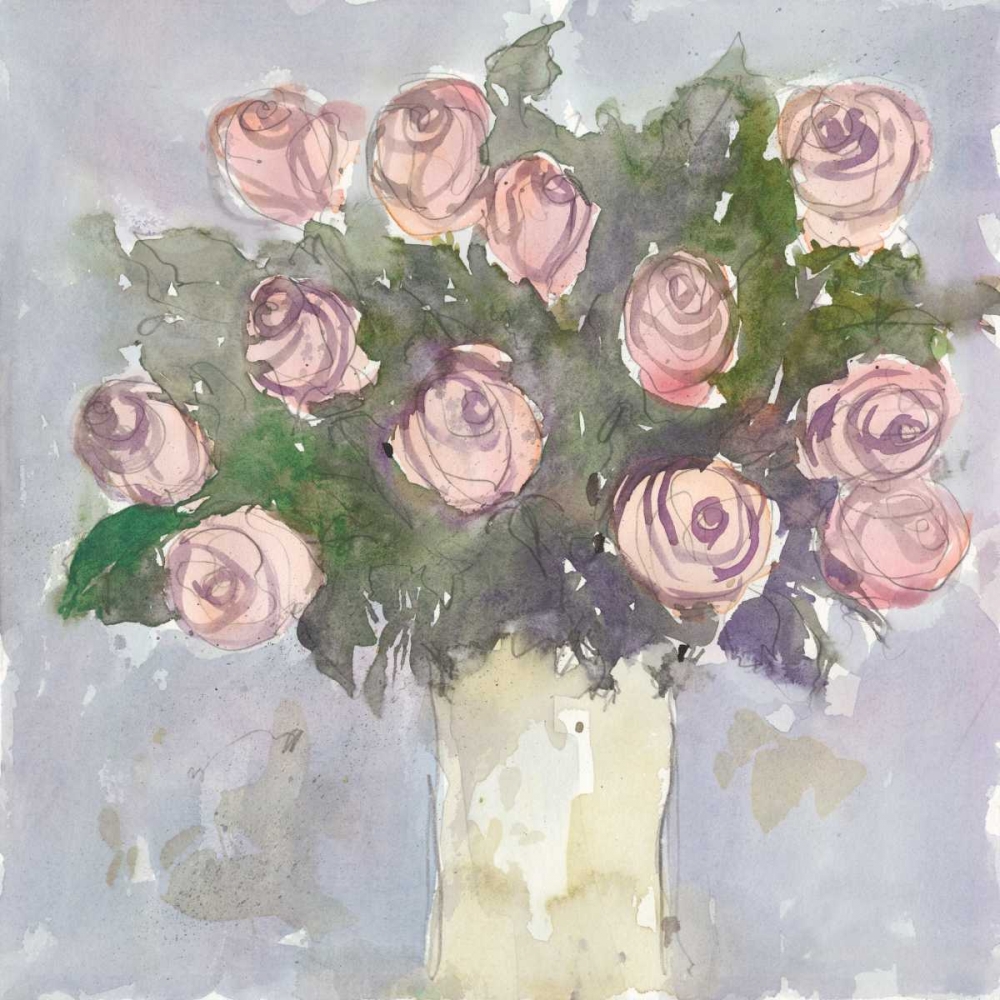 Wall art: Watercolor Bouquet II, by Dixon, Samuel