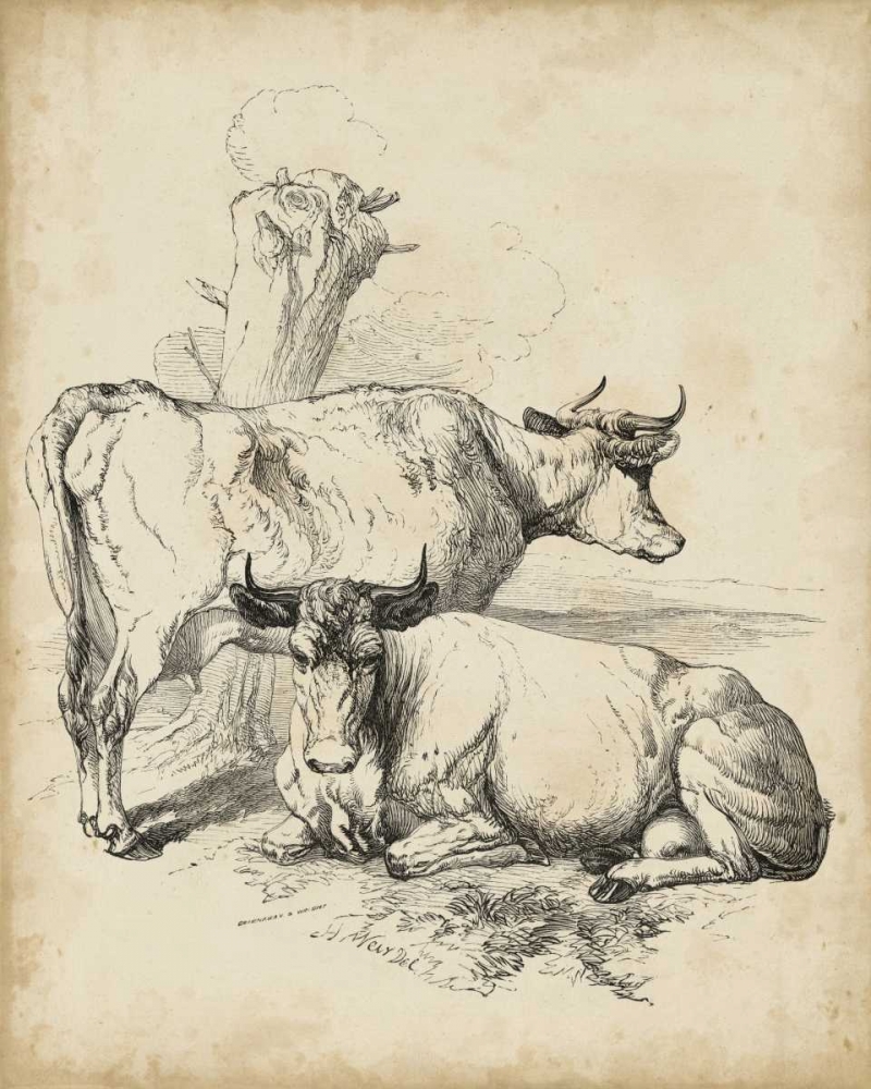 Art Print: Pastoral Sketch III