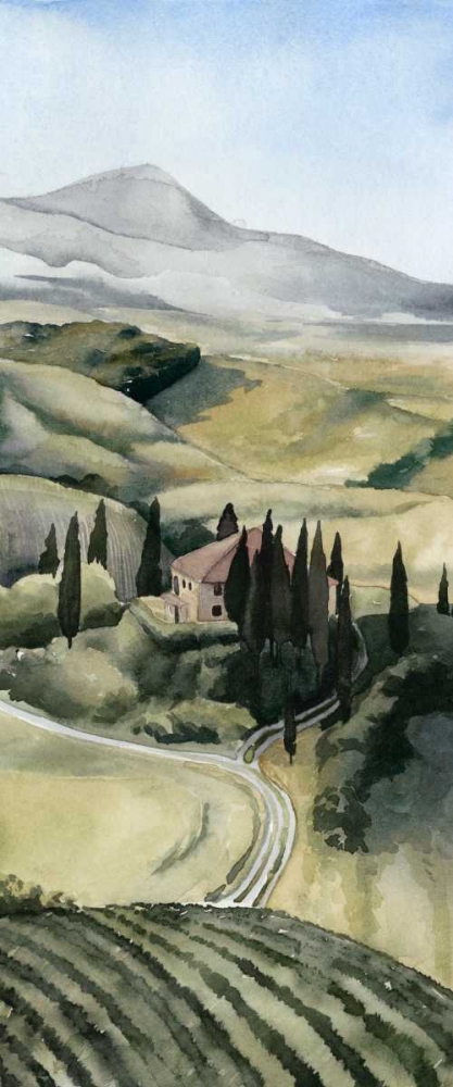 Art Print: Watercolor Tuscany I