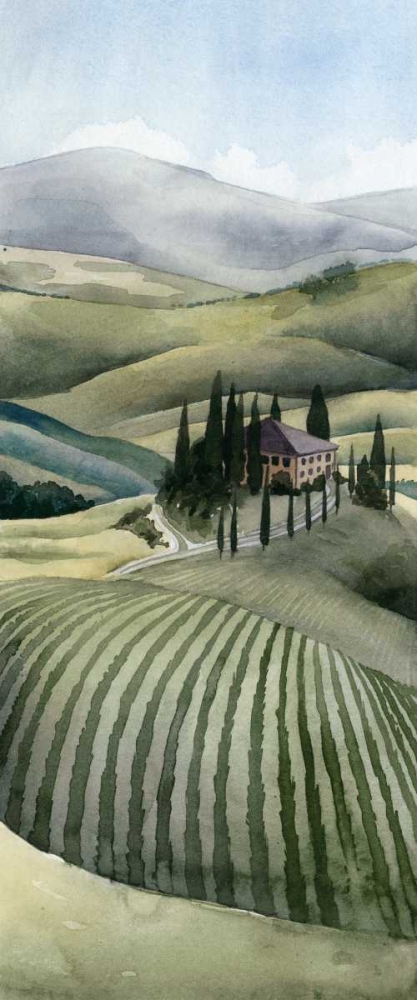 Wall Art Painting id:84156, Name: Watercolor Tuscany II, Artist: Popp, Grace