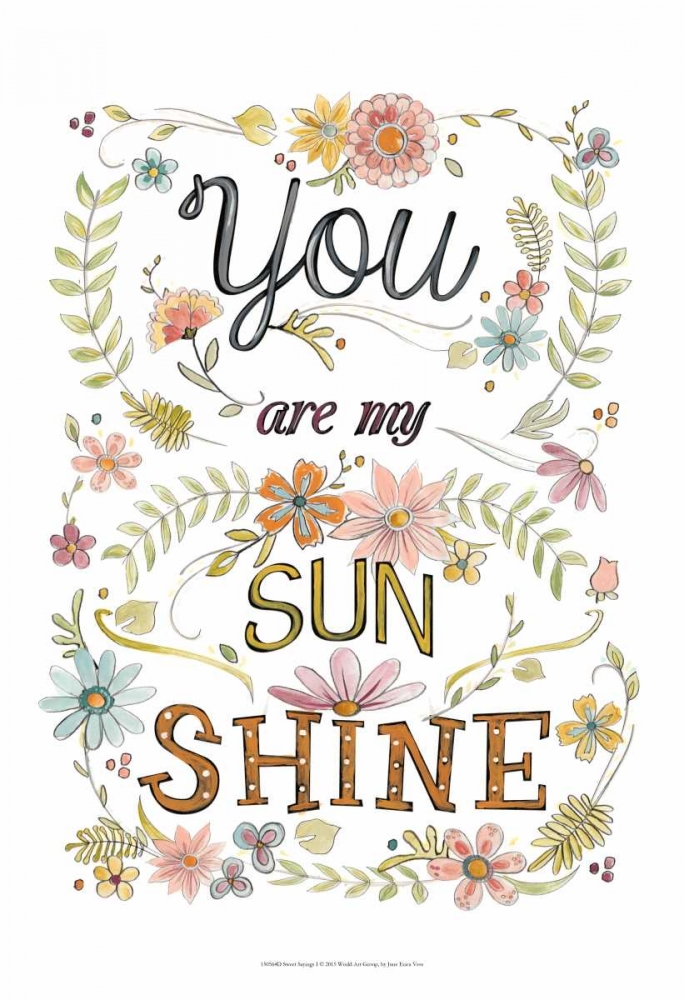 Art Print: Sweet Sayings I