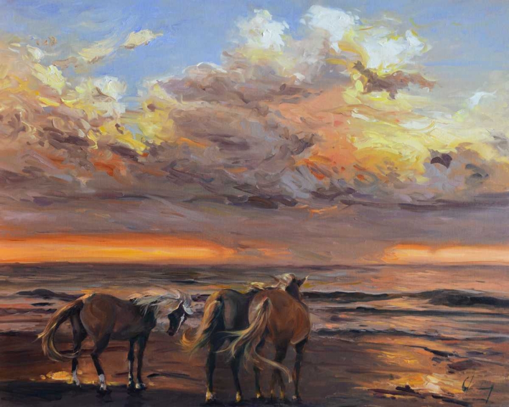 Wall Art Painting id:84211, Name: Threes a Crowd, Artist: Larivey, Chuck