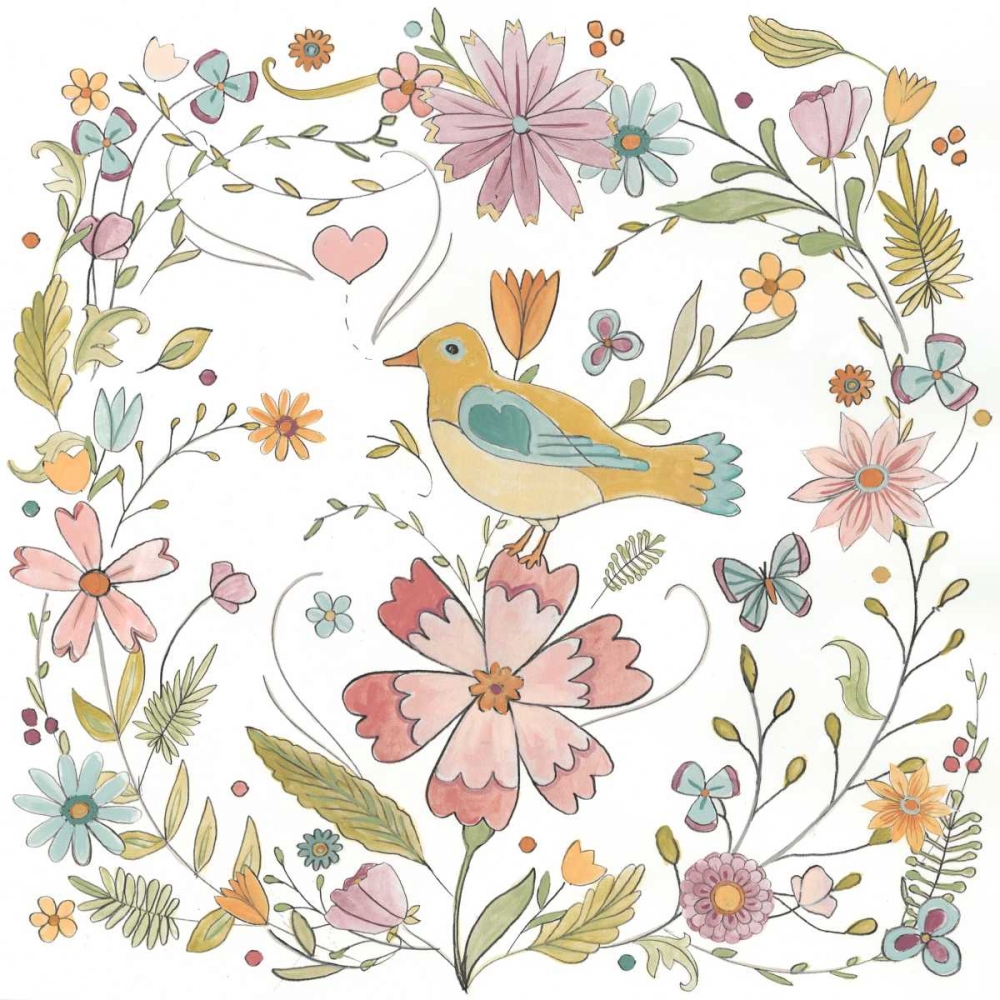 Art Print: Happy Garden II