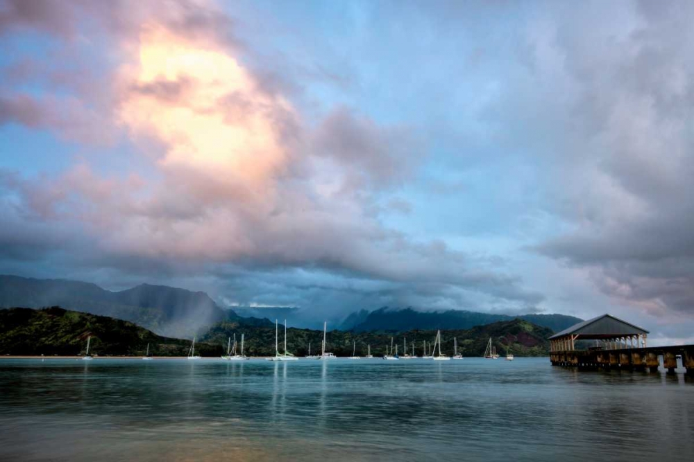 Art Print: Rains at Hanalei