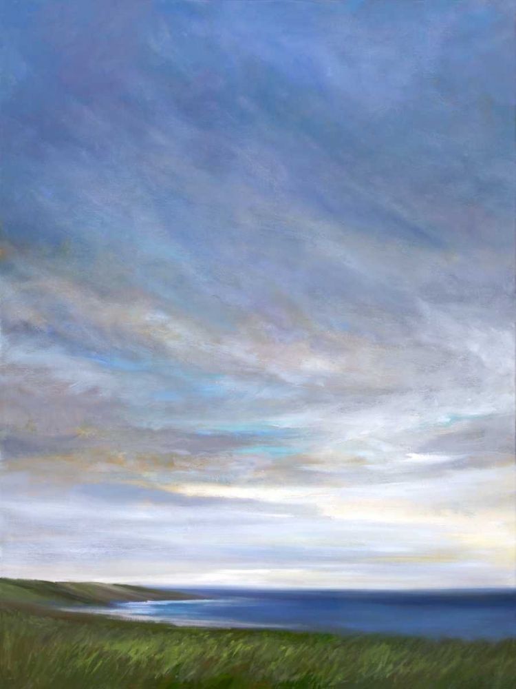 Wall Art Painting id:156067, Name: Coastal Clouds Diptych I, Artist: Finch, Sheila