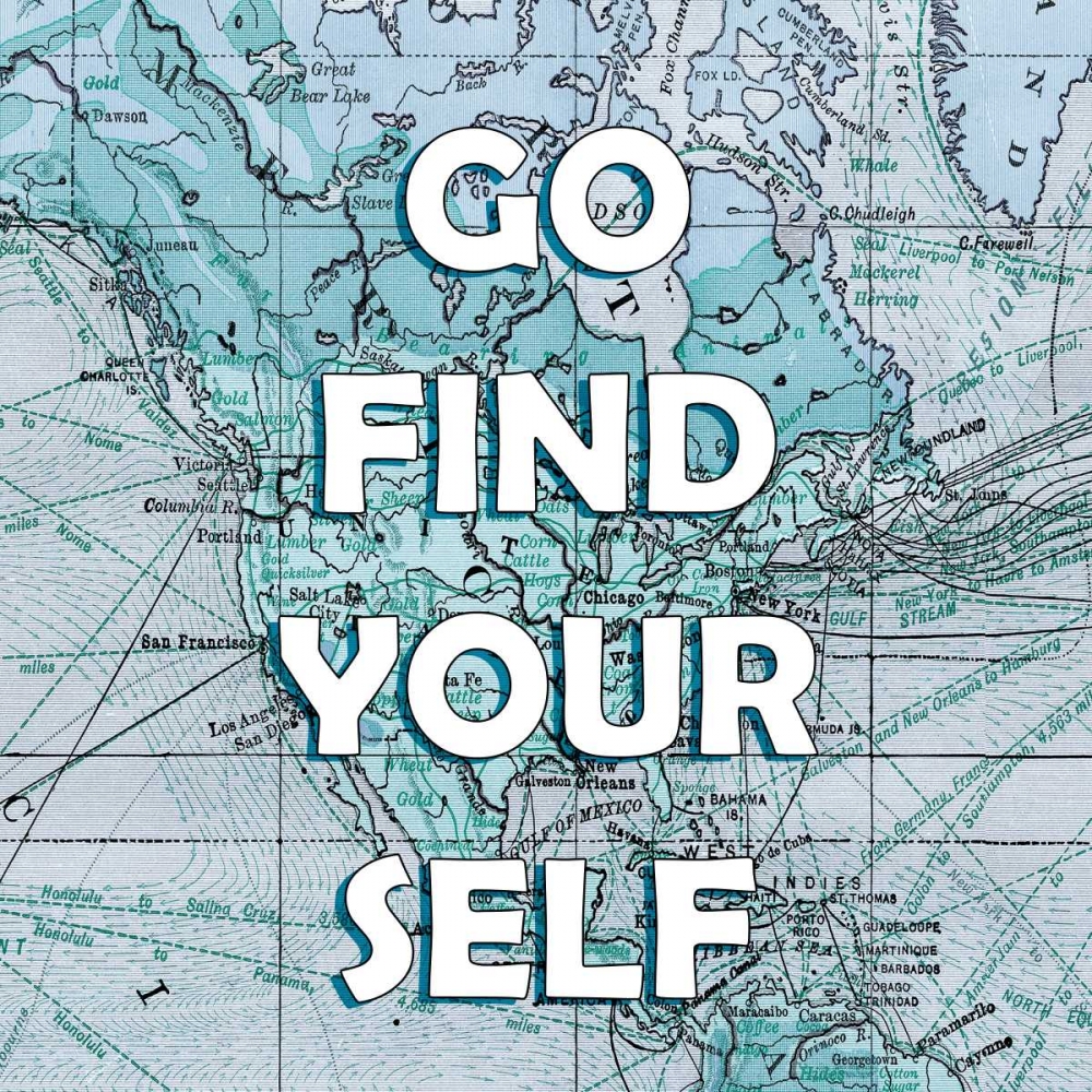 Wall Art Painting id:84345, Name: Map Words I, Artist: Studio W