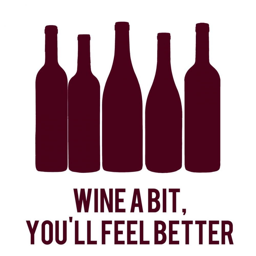 Wall Art Painting id:97918, Name: Wine Sentiment I, Artist: Hambly, Anna