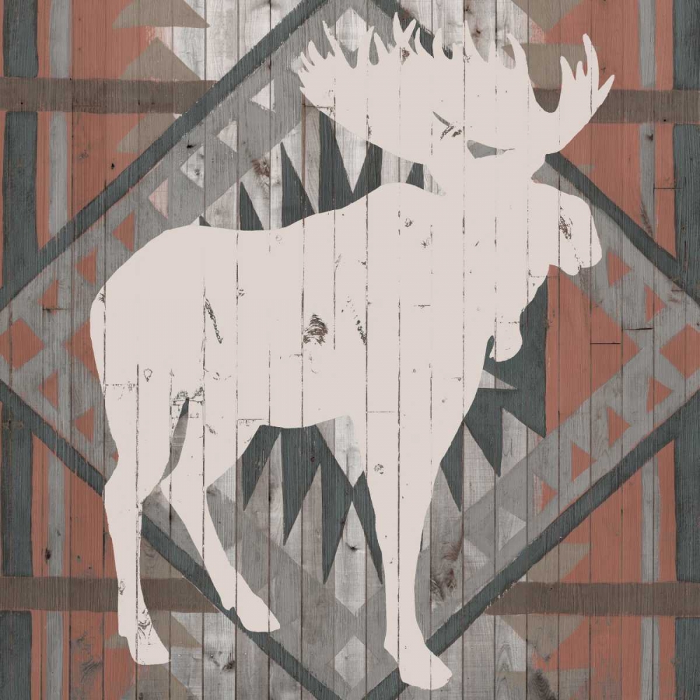 Wall art: Southwest Lodge Silhouette IV, by Vision Studio