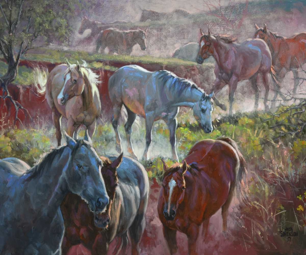 Wall art: Greener Pastures, by Sorenson, Jack