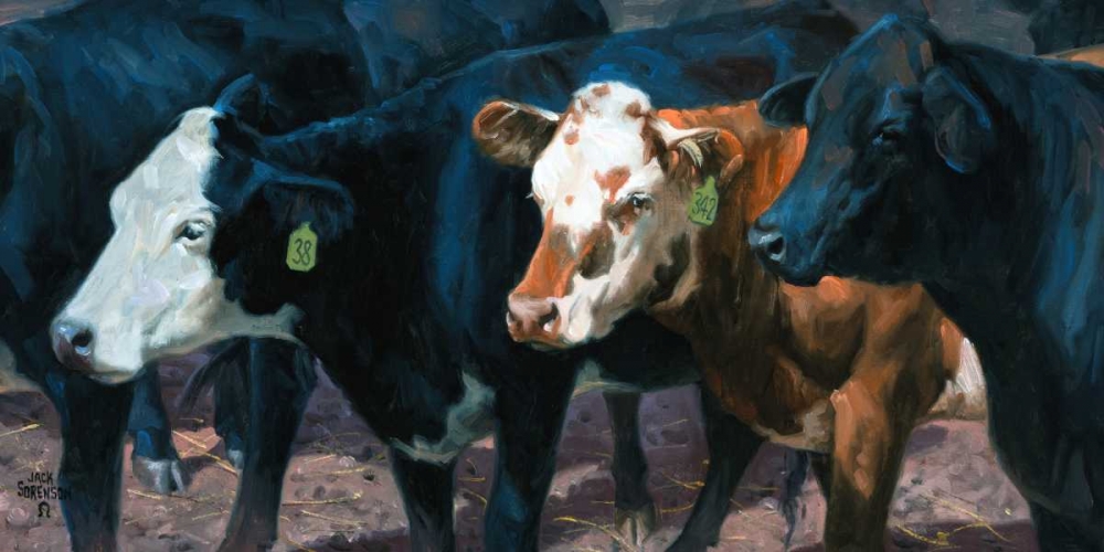 Wall art: The Gossips, by Sorenson, Jack