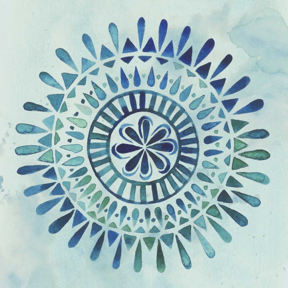 Wall art: Watercolor Mandala II, by Popp, Grace