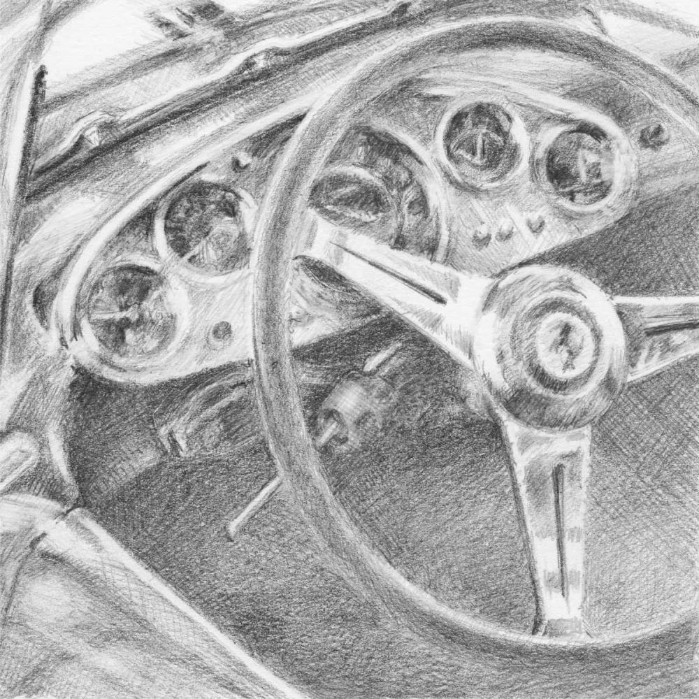 Wall Art Painting id:97988, Name: Behind the Wheel I, Artist: Harper, Ethan