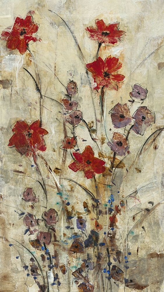 Wall Art Painting id:226656, Name: Floral Wash I, Artist: OToole, Tim