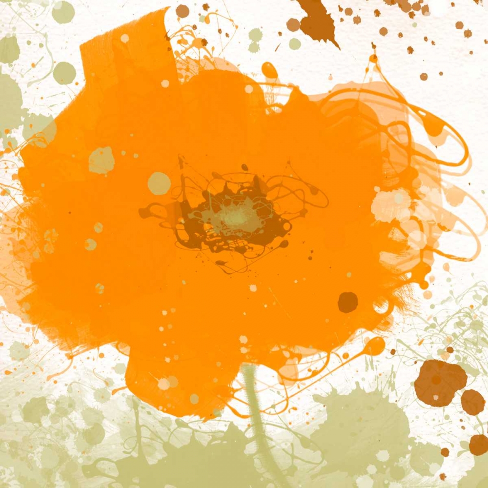 Wall Art Painting id:98068, Name: Modern Orange, Artist: Orlov, Irena