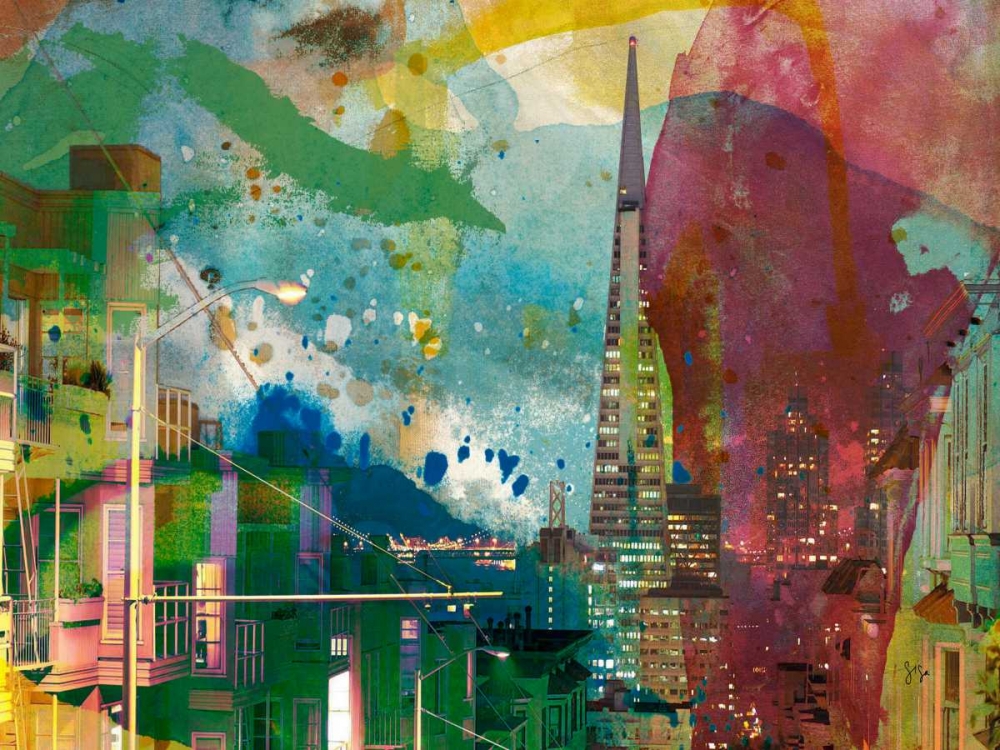 Art Print: San Francisco Buildings I