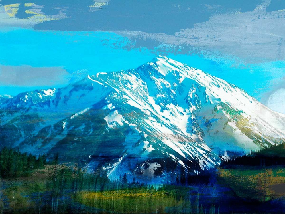 Wall art: Blue Mountain, by Jasper, Sisa