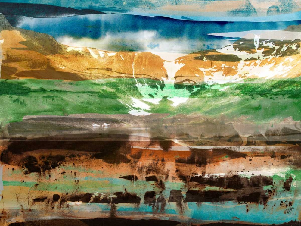 Wall art: Mountain Abstract II, by Jasper, Sisa