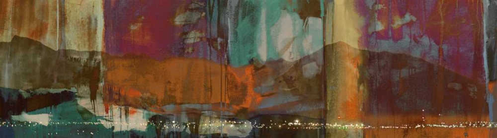 Art Print: Mountain City Panorama