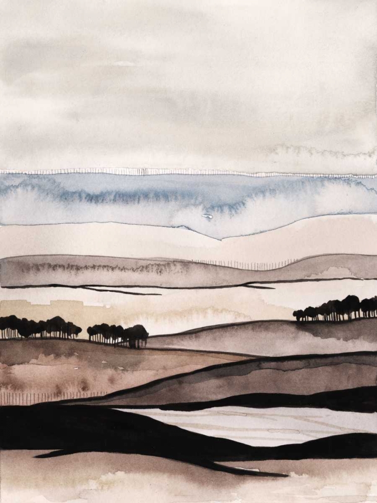 Wall art: Watercolor Strata I, by Popp, Grace