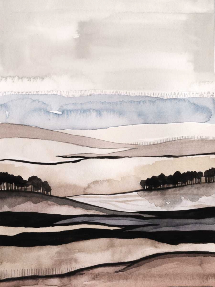 Wall art: Watercolor Strata II, by Popp, Grace