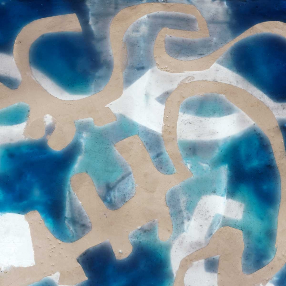 Wall art: Indigo Tribal I, by Goldberger, Jennifer