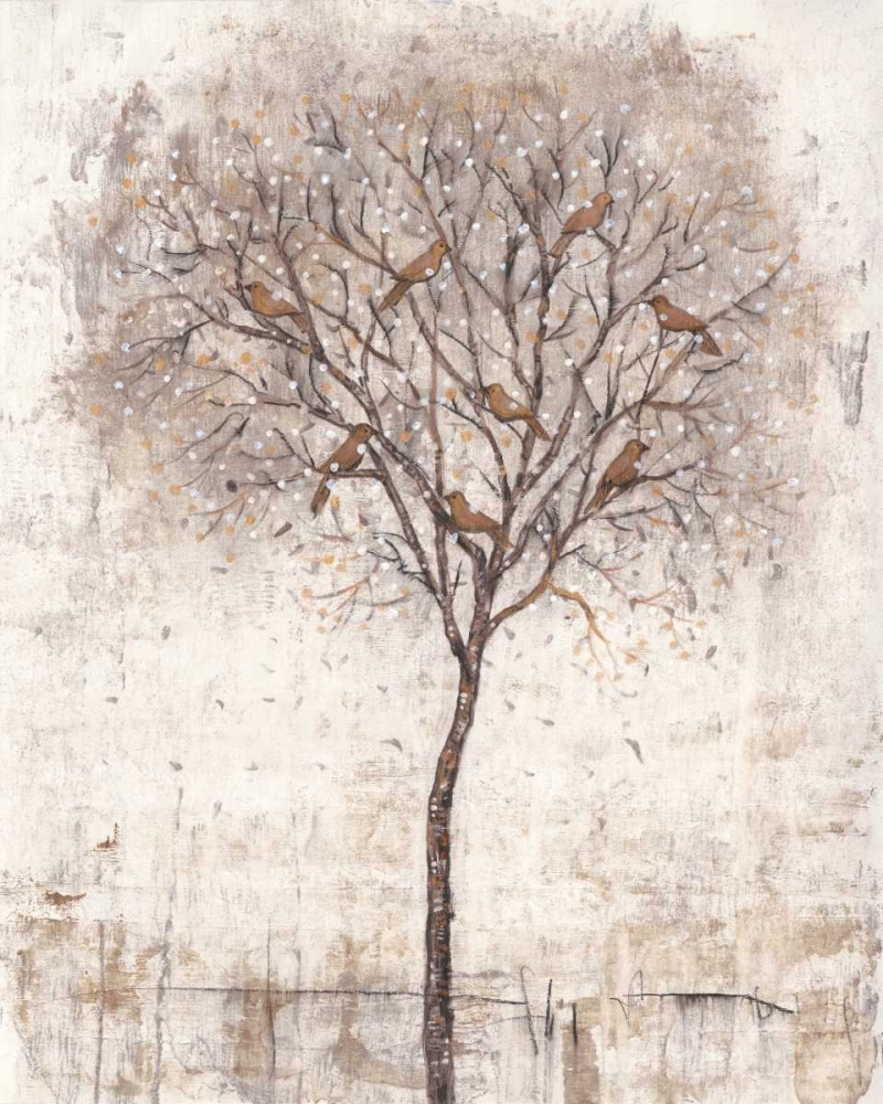 Art Print: Tree of Birds I