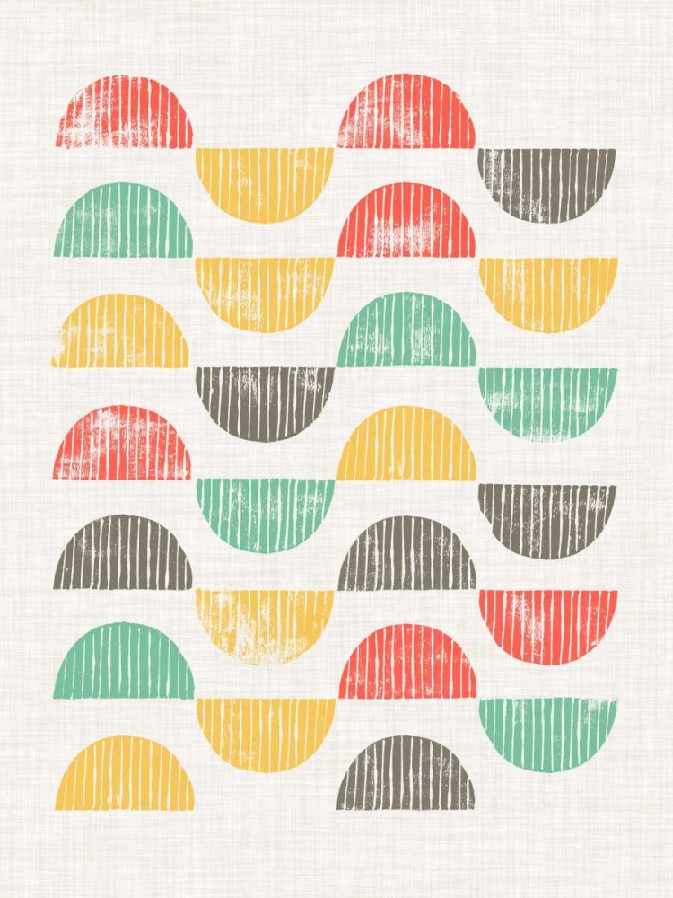Art Print: Mod Block Prints I