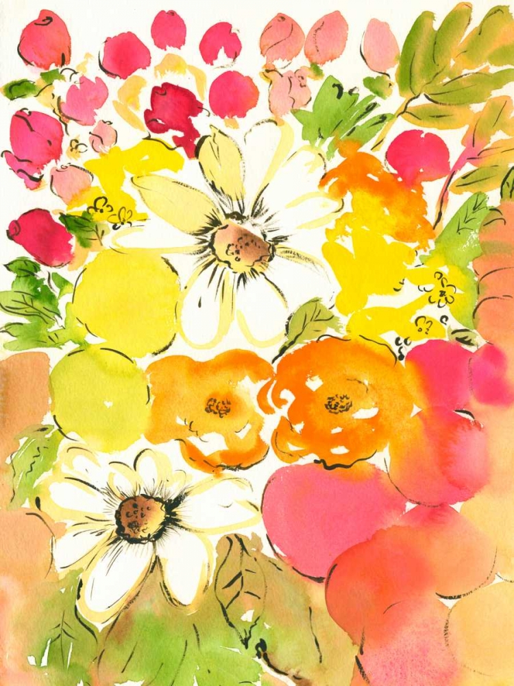 Wall Art Painting id:98705, Name: Flower Array III, Artist: Minasian, Julia