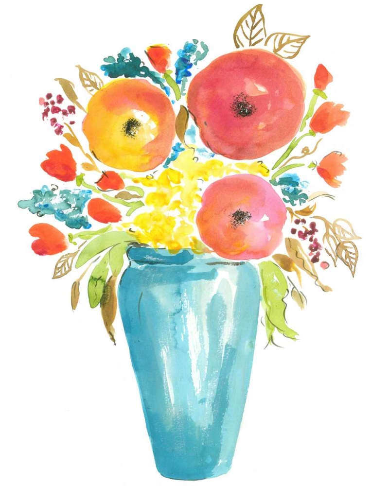 Wall Art Painting id:98707, Name: Flower Vase II, Artist: Minasian, Julia