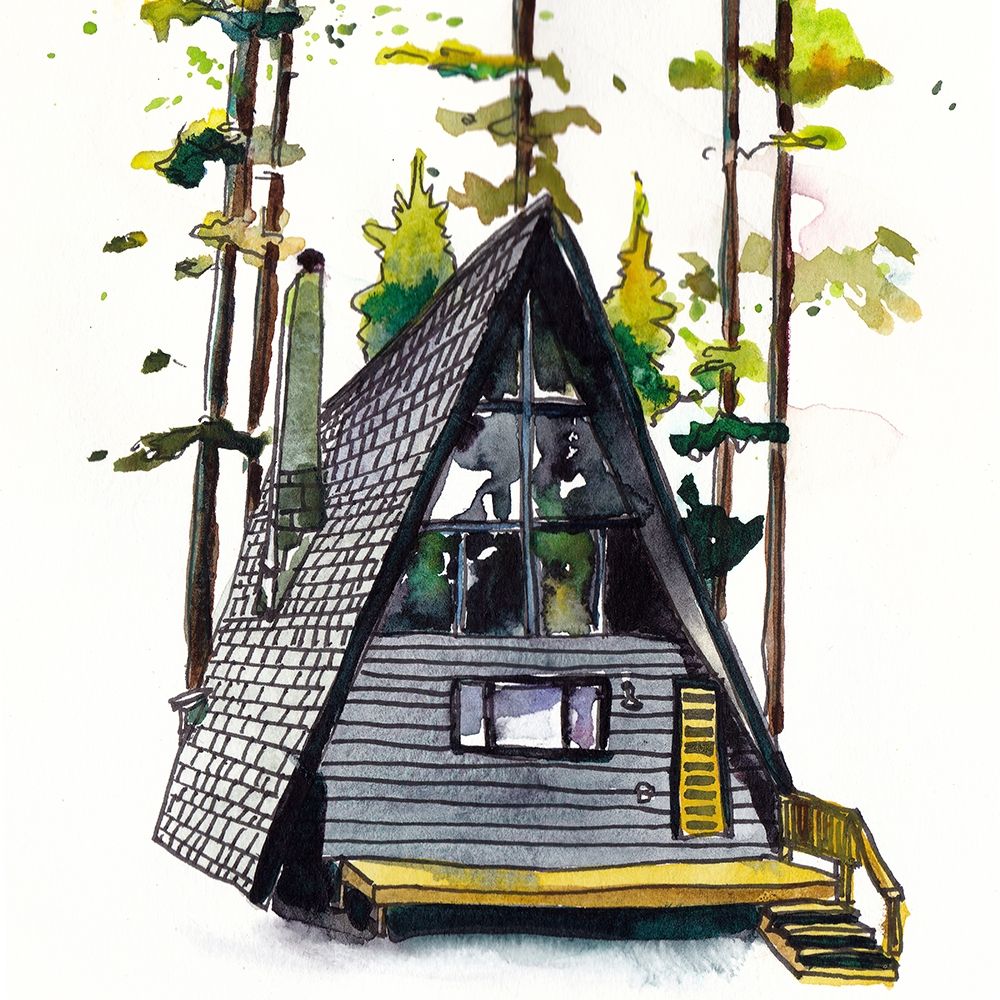Art Print: Rad Cabin II