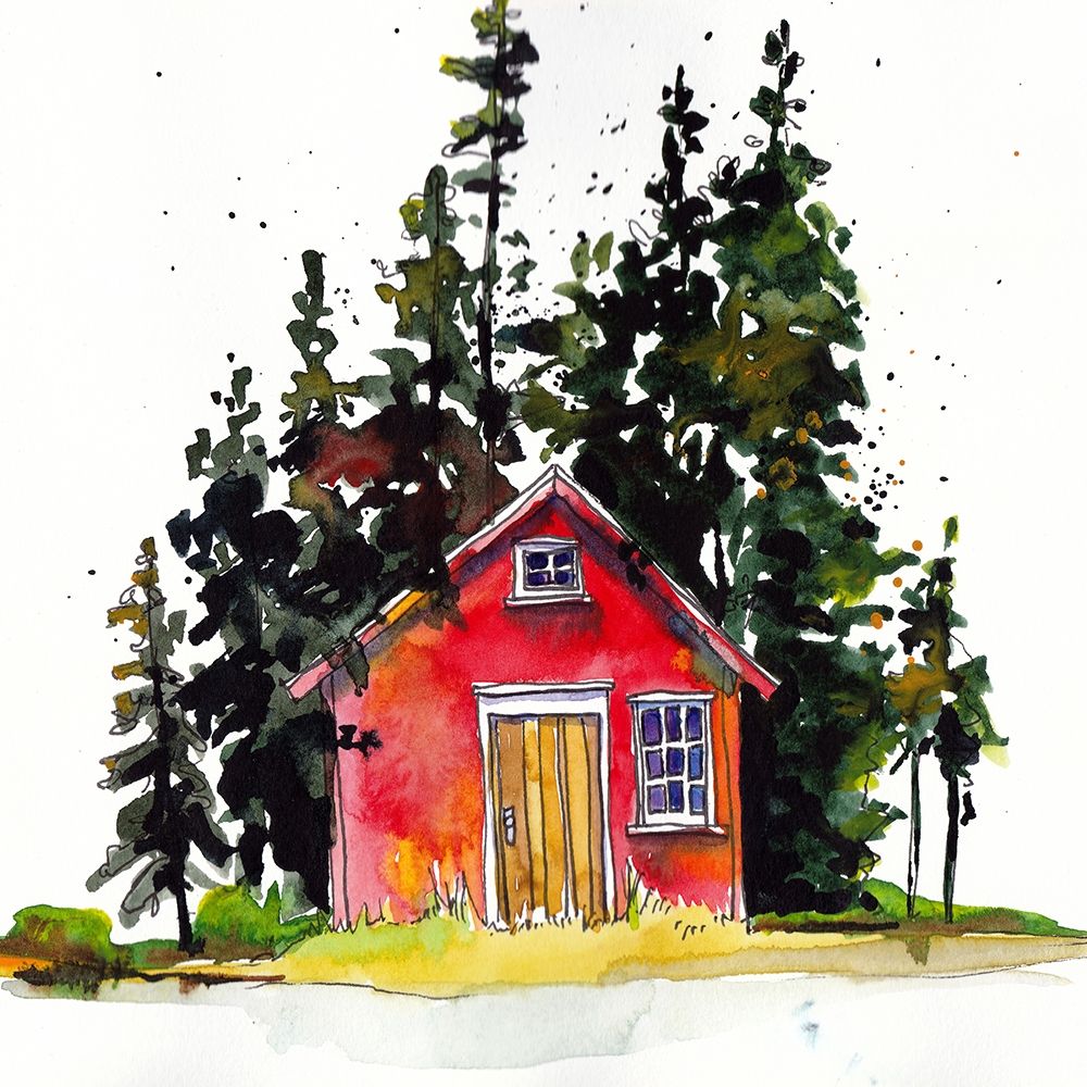 Art Print: Rad Cabin III