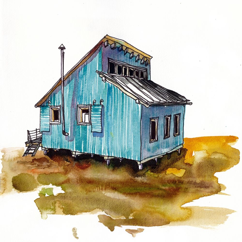 Art Print: Rad Cabin VI