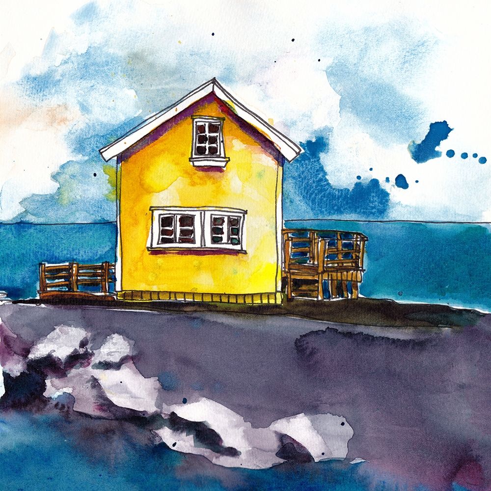 Art Print: Cabin Scape I