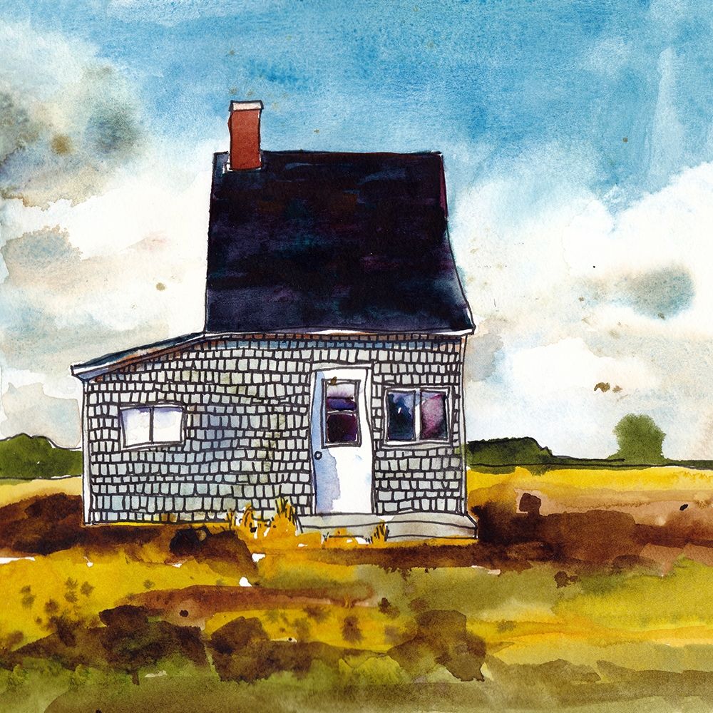 Art Print: Cabin Scape II