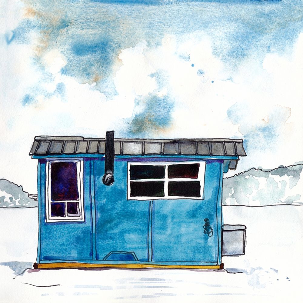 Art Print: Cabin Scape III