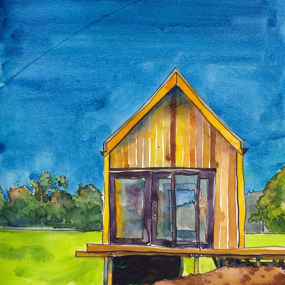 Art Print: Cabin Scape VI