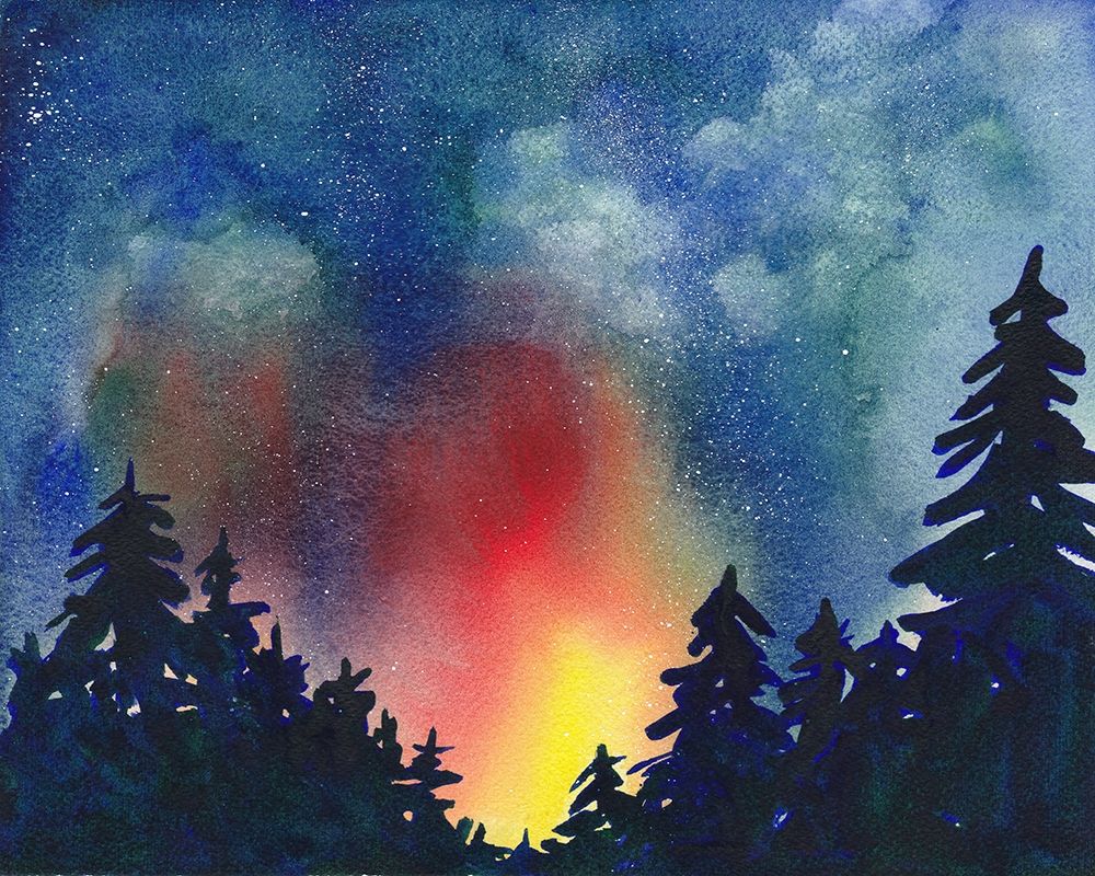 Wall art: Night Sky IV, by McCreery, Paul