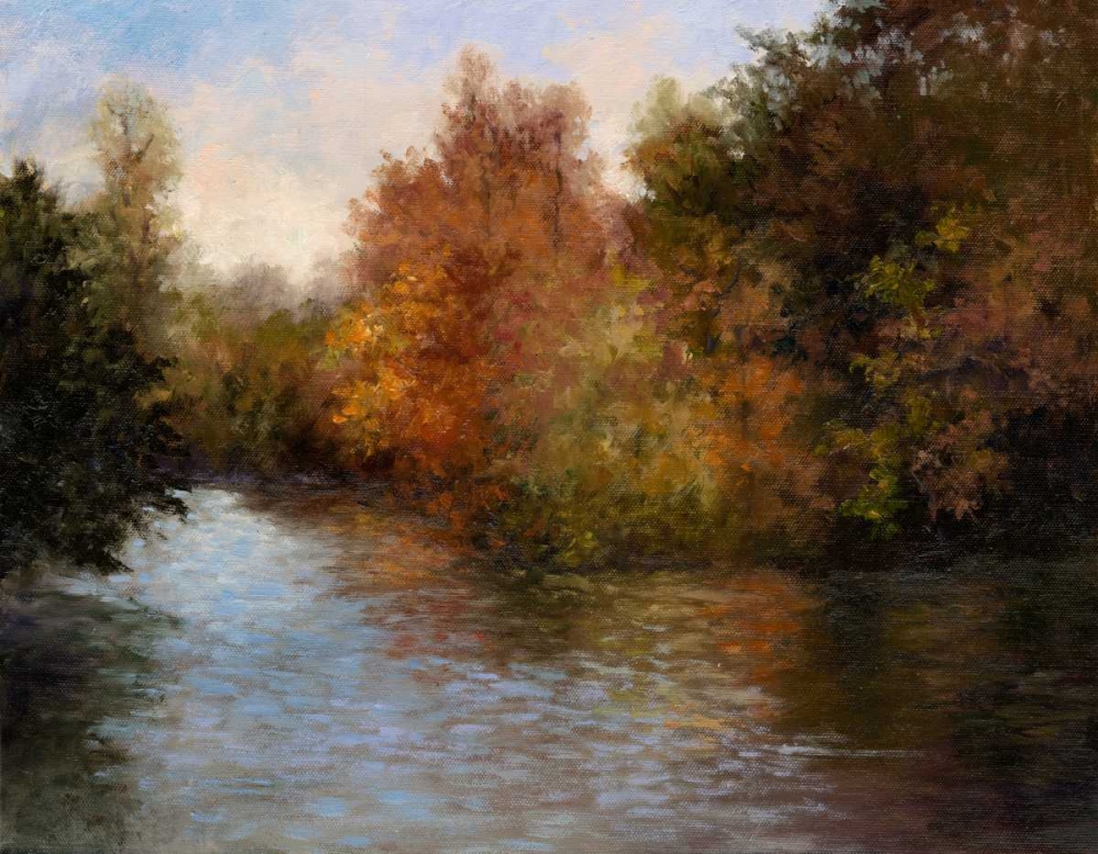 Wall Art Painting id:121329, Name: A Light on the Lake, Artist: Weber, Mary Jean