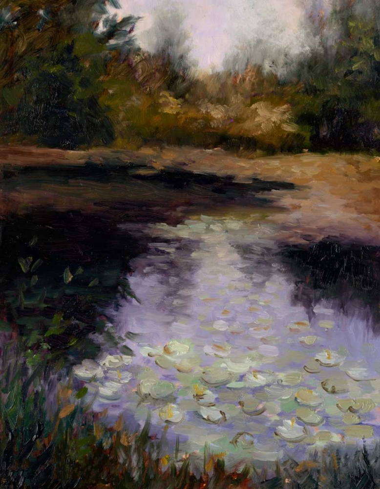 Wall Art Painting id:121334, Name: Oregon Water Lilies, Artist: Weber, Mary Jean
