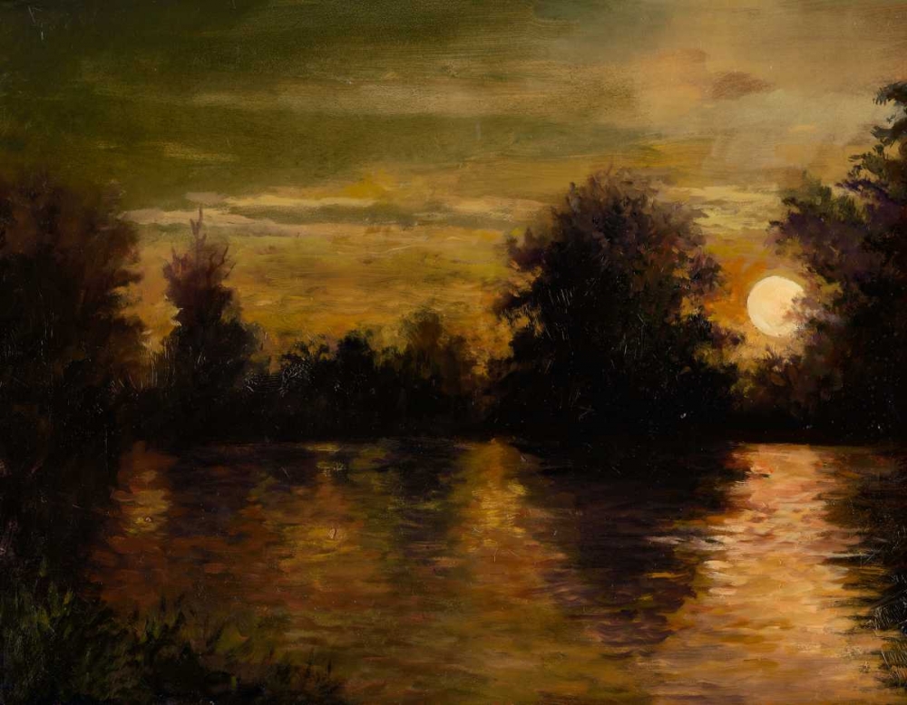 Wall Art Painting id:121336, Name: The Setting Glow, Artist: Weber, Mary Jean