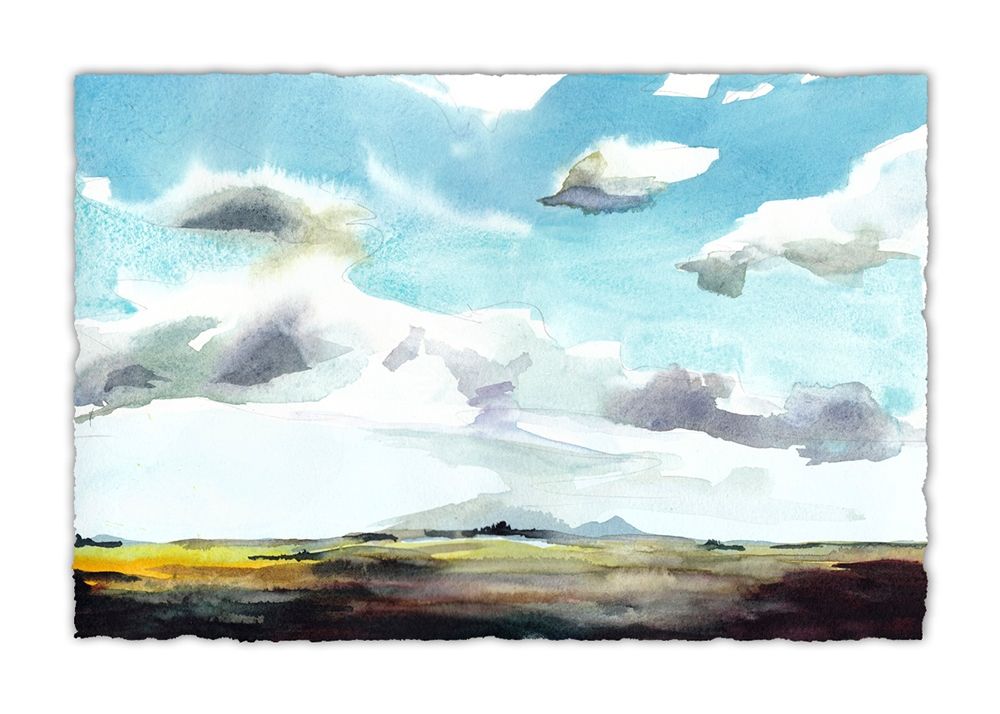 Art Print: Sky View I