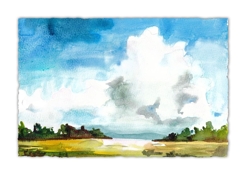 Art Print: Sky View II