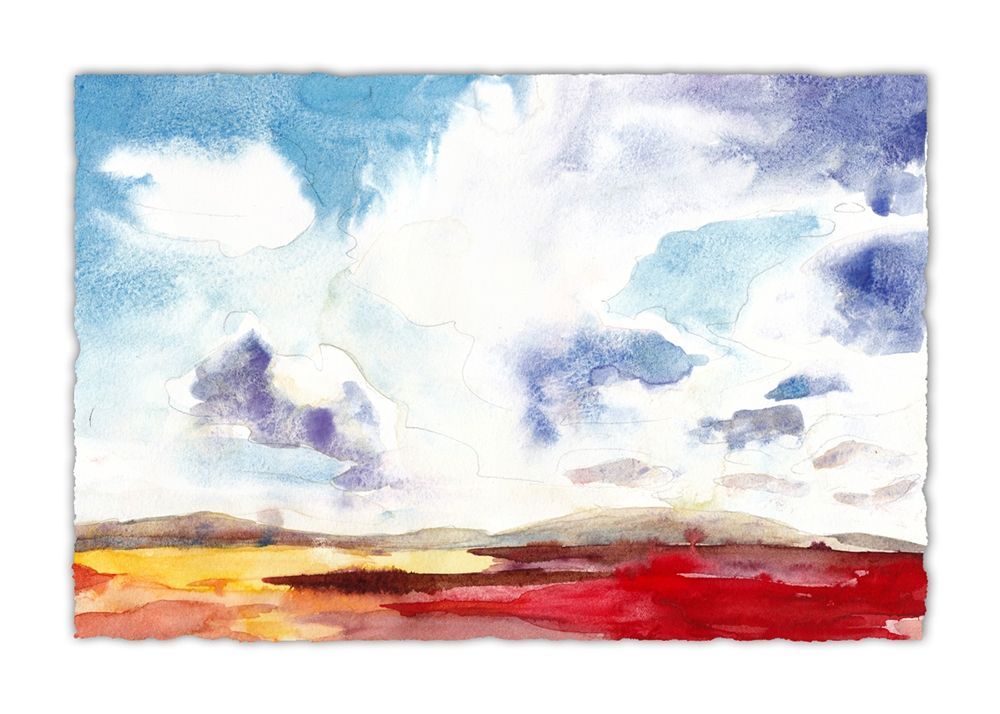 Art Print: Sky View V